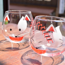 画像をギャラリービューアに読み込む, ゆらゆらカップ - 白狐