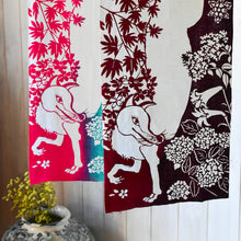 画像をギャラリービューアに読み込む, 手拭い - 「伏見九尾」 -