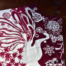 画像をギャラリービューアに読み込む, 手拭い - 「伏見九尾」 -