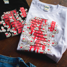 画像をギャラリービューアに読み込む, Tシャツ - 伏見稲荷きつねいっぱい -