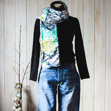 画像をギャラリービューアに読み込む, マフラー 「伏見水地図」