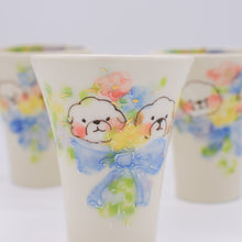 画像をギャラリービューアに読み込む, フリーカップ - ワンちゃん