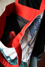 画像をギャラリービューアに読み込む, トートバッグ - 手拭い 狐の嫁入り -