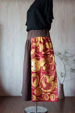 画像をギャラリービューアに読み込む, ガウチョパンツ - 真夜中のチェリーパイ・赤 - size L