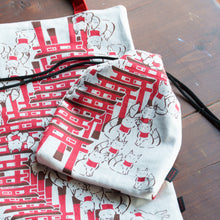 画像をギャラリービューアに読み込む, 信玄袋 -きつねいっぱい-