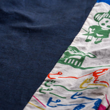 画像をギャラリービューアに読み込む, サイドパンツ - ピーちゃん学校に行く・カラフル - size M