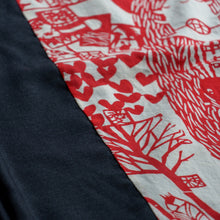 画像をギャラリービューアに読み込む, ガウチョパンツ - いのししみくじ・赤 - size L