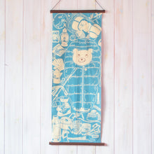 画像をギャラリービューアに読み込む, 手拭い - くま出没 -