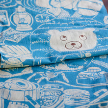 画像をギャラリービューアに読み込む, 手拭い - くま出没 -