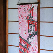 画像をギャラリービューアに読み込む, 手拭い - 花見きつね -