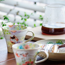 画像をギャラリービューアに読み込む, マグカップ - わんちゃん ねこさん 小鳥さん -