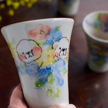 画像をギャラリービューアに読み込む, フリーカップ - ワンちゃん