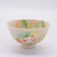 画像をギャラリービューアに読み込む, 飯碗 - ミモザと可愛い動物 -
