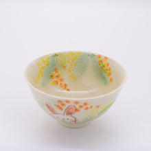 画像をギャラリービューアに読み込む, 飯碗 - ミモザと可愛い動物 -