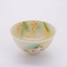 画像をギャラリービューアに読み込む, 飯碗 - ミモザと可愛い動物 -
