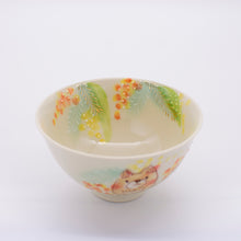画像をギャラリービューアに読み込む, 飯碗 - ミモザと可愛い動物 -