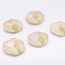 画像をギャラリービューアに読み込む, 花形豆皿 -ミモザ