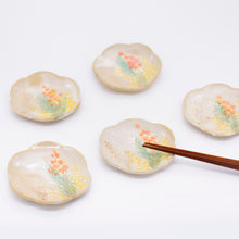 画像をギャラリービューアに読み込む, 花形豆皿 -ミモザ