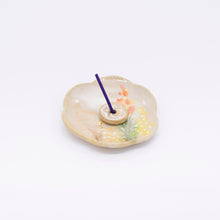 画像をギャラリービューアに読み込む, 花形豆皿 -ミモザ