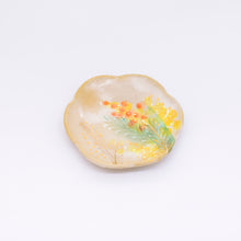 画像をギャラリービューアに読み込む, 花形豆皿 -ミモザ