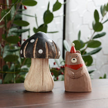 画像をギャラリービューアに読み込む, 木製きのこ