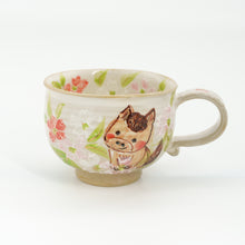 画像をギャラリービューアに読み込む, マグカップ - ウマとウサギ -