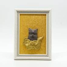 画像をギャラリービューアに読み込む, 金雲猫仏 (額縁)