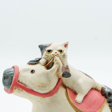 画像をギャラリービューアに読み込む, 干支 午と猫