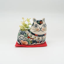 画像をギャラリービューアに読み込む, 花器 - ねこ-