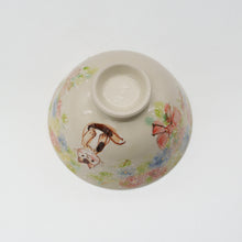 画像をギャラリービューアに読み込む, 花咲くネコのほっこり茶わん
