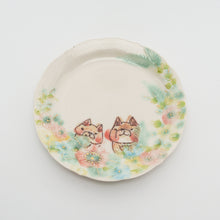 画像をギャラリービューアに読み込む, 花咲くワンコの小皿 -