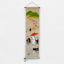 画像をギャラリービューアに読み込む, タペストリー  狐の嫁入り