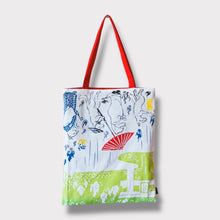 画像をギャラリービューアに読み込む, トートバッグ - 手拭い 狐の嫁入り -