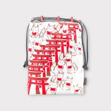 画像をギャラリービューアに読み込む, 信玄袋 -きつねいっぱい-