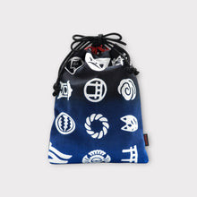 画像をギャラリービューアに読み込む, 信玄袋 - 紋尽くし グラデーション -