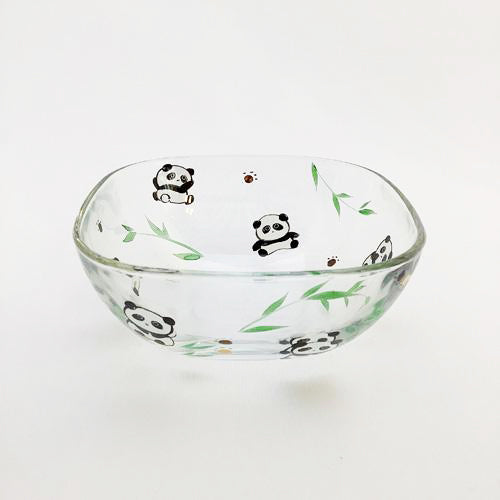 ガラス小鉢 - パンダ