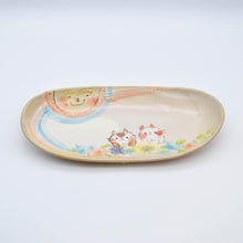 画像をギャラリービューアに読み込む, .長皿 -(お日様とネコちゃん)