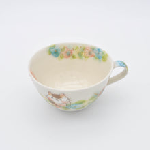 画像をギャラリービューアに読み込む, .スープカップ - (ネコちゃんとウサギさん)