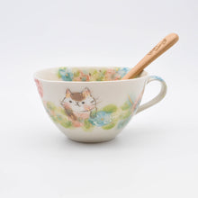 画像をギャラリービューアに読み込む, .スープカップ - (ネコちゃんとウサギさん)