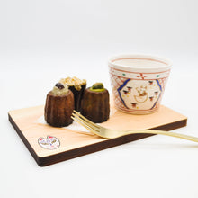 画像をギャラリービューアに読み込む, 木製プレート皿 - 狐面 -