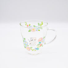 画像をギャラリービューアに読み込む, ガラスマグカップ -  三毛ネコ(耐熱ガラス)