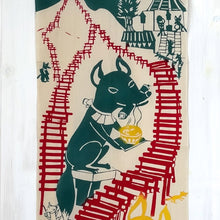 画像をギャラリービューアに読み込む, .手拭い - いなり道 - 緑赤(新色)