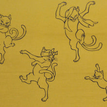 画像をギャラリービューアに読み込む, 手拭い - 猫又踊り 金茶 -