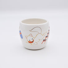 画像をギャラリービューアに読み込む, 胴〆湯呑み -鳥居