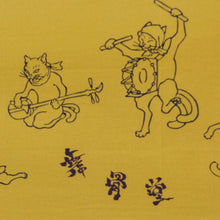 画像をギャラリービューアに読み込む, 手拭い - 猫又踊り 金茶 -