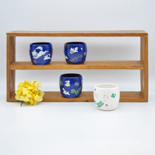 画像をギャラリービューアに読み込む, 胴〆湯呑み - ウサギとてんとう虫