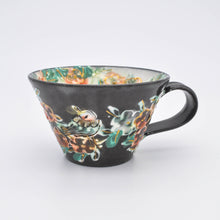 画像をギャラリービューアに読み込む, .マグカップ 黒 - (小鳥)
