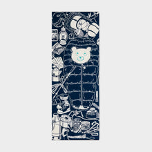 画像をギャラリービューアに読み込む, 手拭い - くま出没 -