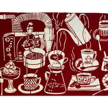 画像をギャラリービューアに読み込む, 手拭い - 喫茶店 -