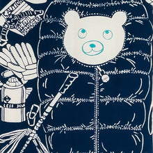 画像をギャラリービューアに読み込む, 手拭い - くま出没 -